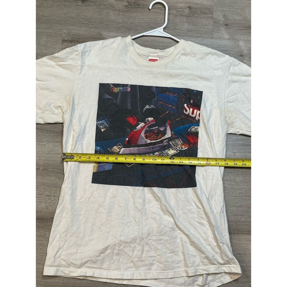 SS22 SUPREME GAS ALWAYS OPEN BOX LOGO TEE T‎ SHIRT WHITE SZ Medium - Picture 3 of 6